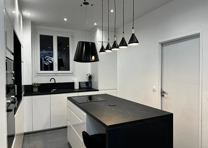 Chic Renovated 2 Bedroom Entire Apartment Or Only Private Rooms In Liberation In Nice With Garage On Demand, Ac, Wi-Fi And Tram Access