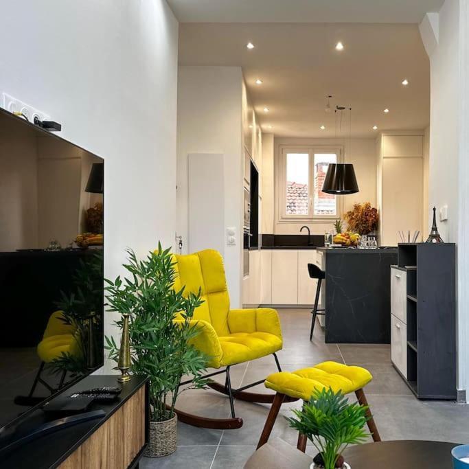 Chic Renovated 2 Bedroom Entire Or Only Private In Liberation In With Garage On Demand, Ac, Wi-fi And Tram Access * Nizza