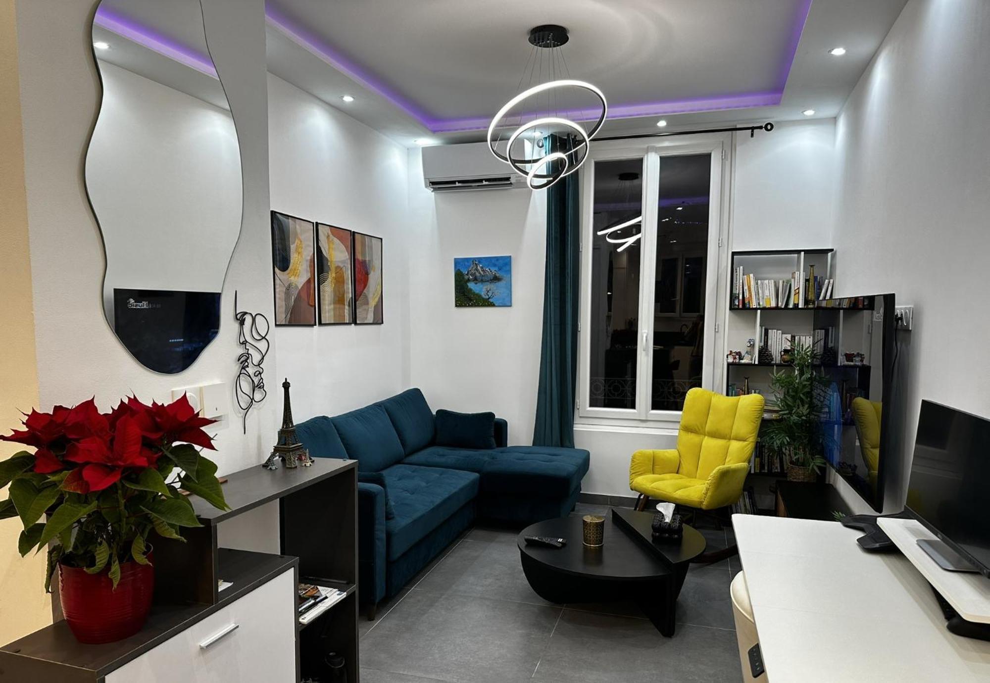 Apartment Chic Renovated 2 Bedroom Entire Or Only Private In Liberation In With Garage On Demand, Ac, Wi-fi And Tram Access Nice
